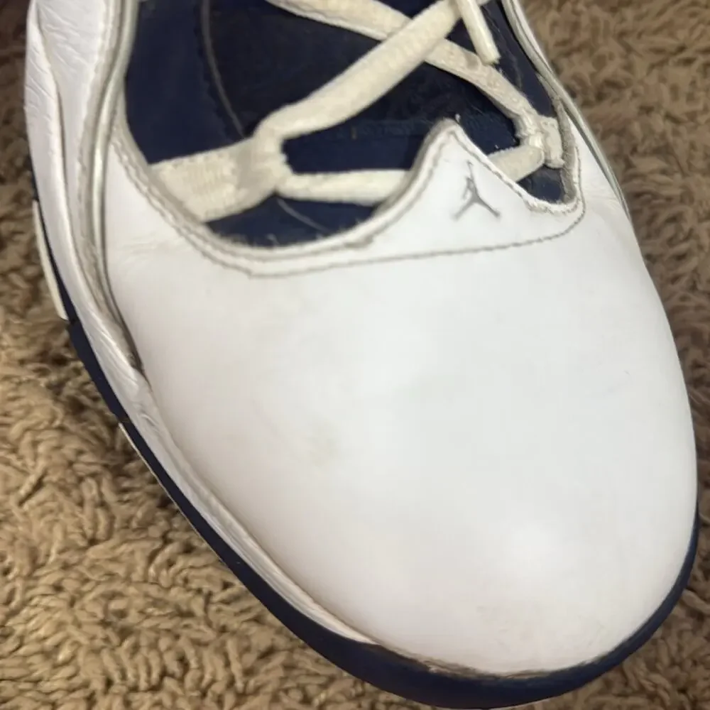 Jordan Olympia Mid Top White Midnight Navy Men’s Size 13